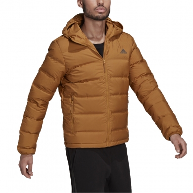 adidas Winter-Daunenjacke Helionic (wind- und wasserabweisend) braun Herren